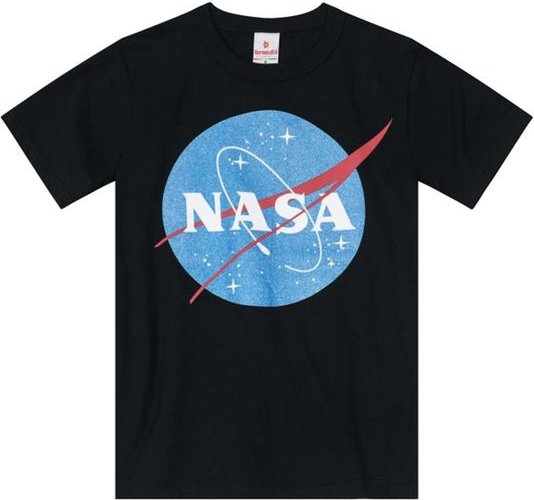 Imagem principal Camiseta Nasa Infantil Unissex em Malha Preto