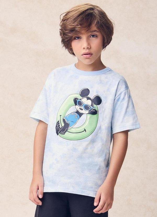 Imagem principal Camiseta Tie Dye do Mickey Mouse Azul Youccie Youccie