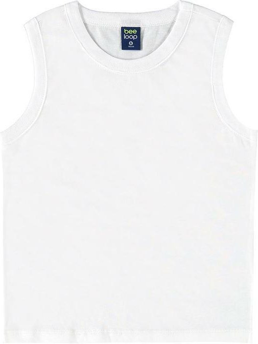 Imagem principal Regata em Meia Malha para Menino Branco Bee Loop Bee Loop