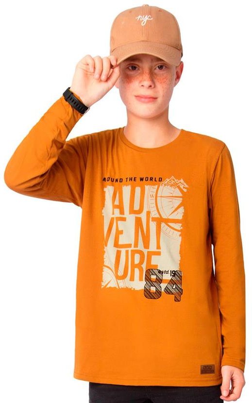 Imagem principal Camiseta Infantil de Manga Longa Amarelo Ddk Ddk