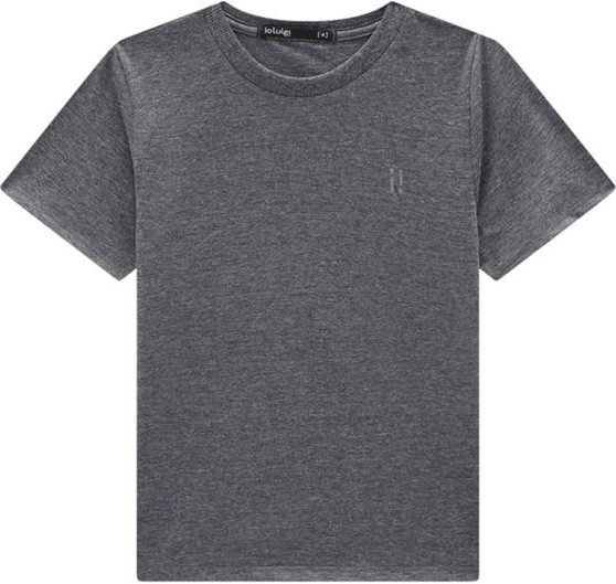 Imagem principal Camiseta Infantil em Meia Malha Penteado Cinza Ioluig Ioluig