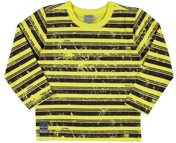 Imagem principal Camiseta Infantil Manga Longa Listrada Verde Quimby Quimby