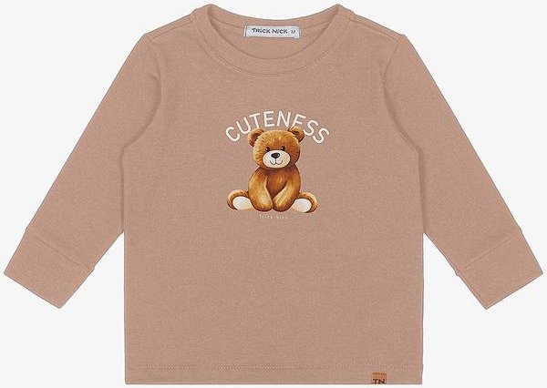 Imagem principal Camiseta Infantil Manga Longa Marrom Trick Nick Trick Nick