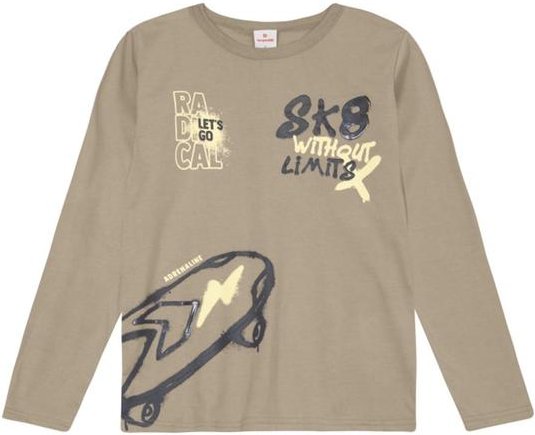 Imagem principal Camiseta Infantil Menino Skate Marrom Brandili Brandili