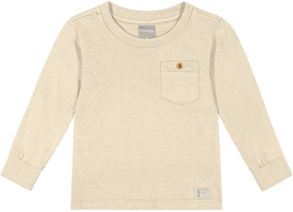 Imagem principal Camiseta Manga Longa Infantil Menino Lisa Bege Colorittá Colorittá