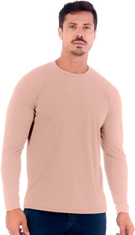 Imagem principal Camiseta Masculina Manga Longa Poliamida Bege Decoy Decoy