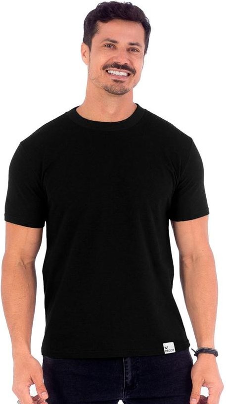 Imagem principal Camiseta Masculina Piquet Preto Decoy Decoy