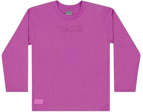Imagem principal Camiseta Meia Malha Infantil Unissex Roxo Quimby Quimby