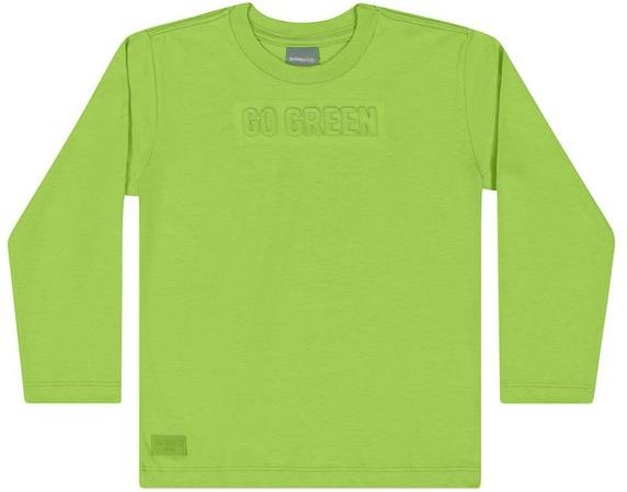 Imagem principal Camiseta Meia Malha Infantil Unissex Verde Quimby Quimby