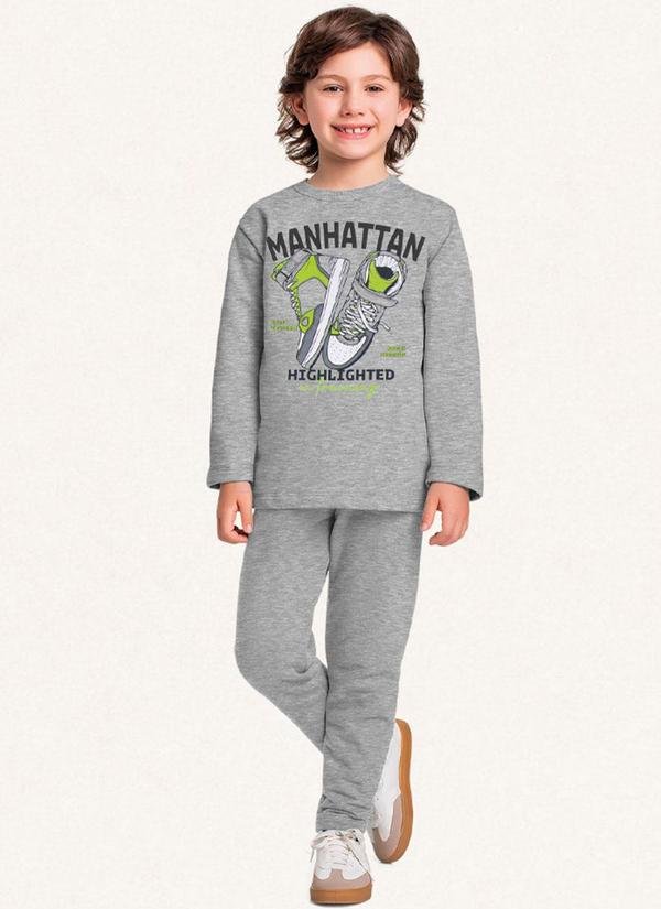 Imagem principal Conjunto Blusão e Calça Cinza Fakini Kids Fakini Kids