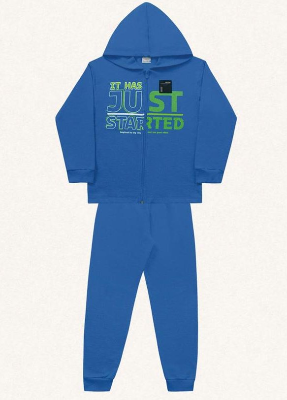 Imagem principal Conjunto Jaqueta C/Capuz e Calça Azul Fakini Kids Fakini Kids