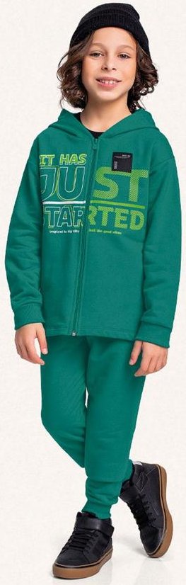 Imagem principal Conjunto Jaqueta C/Capuz e Calça Verde Fakini Kids Fakini Kids