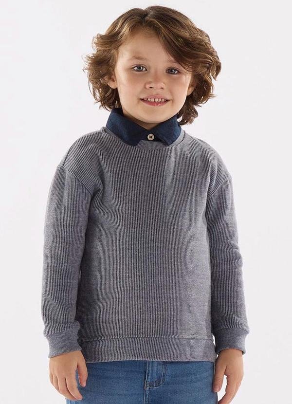 Imagem principal Blusão Aveludado Menino Azul Up Baby Up Baby