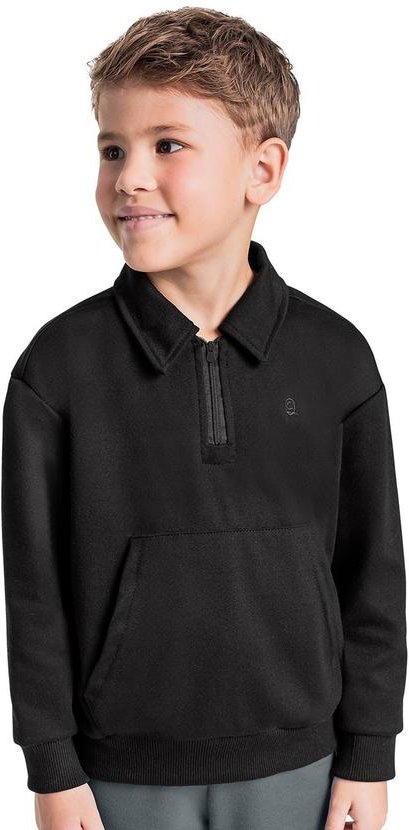 Imagem principal Blusão em Moletom para Menino Preto Quimby Quimby