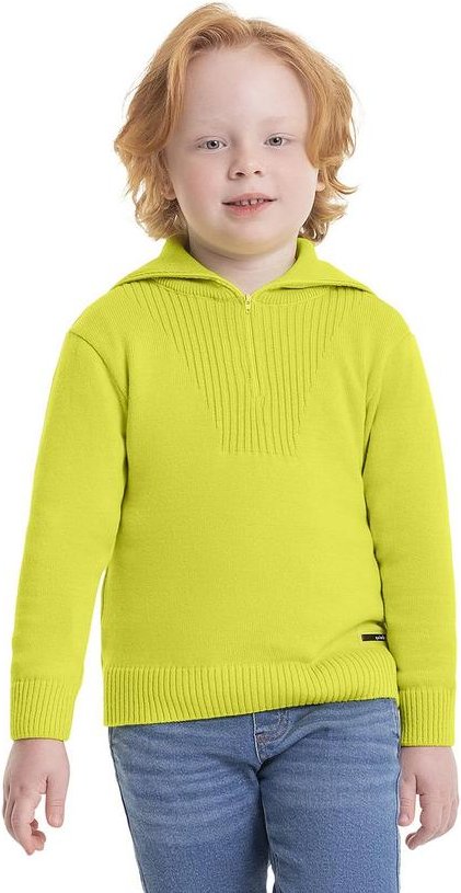 Imagem principal Casaco em Tricô Infantil Menino Verde Quimby Quimby