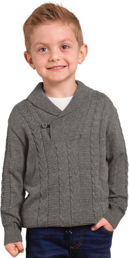 Imagem principal Casaco Infantil Menino Tricô Cinza Milon Milon