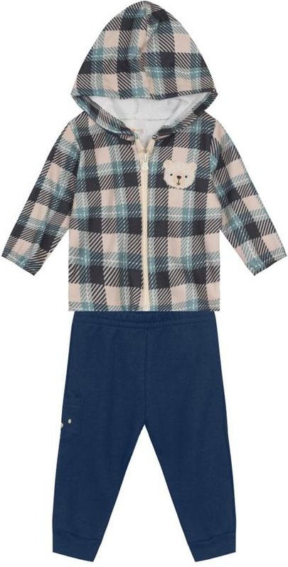 Imagem principal Conjunto Bebê Menino de Ursinho Bege Brandili Baby Brandili Baby