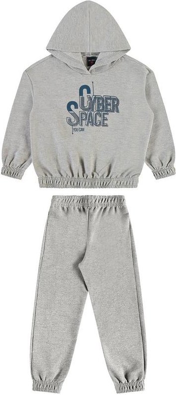 Imagem principal Conjunto Blusão e Calça em Moletom Cinza GULOSEIMA GULOSEIMA