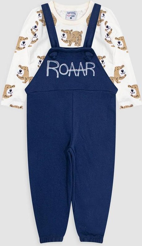 Imagem principal Conjunto Camiseta e Jardineira Azul Turminha Turminha