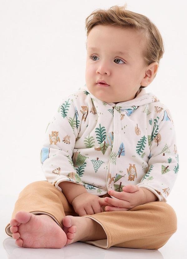 Imagem principal Conjunto Cardigan e Calça Comfy Off White Up Baby Up Baby