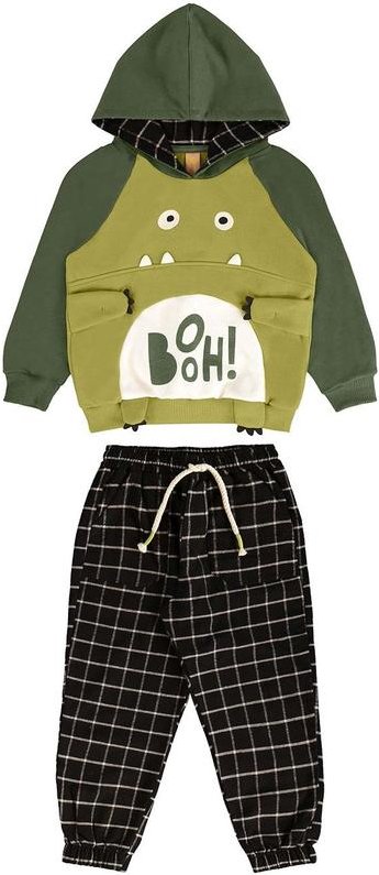 Imagem principal Conjunto com Blusão e Calça de Verde Três e Já Três e Já