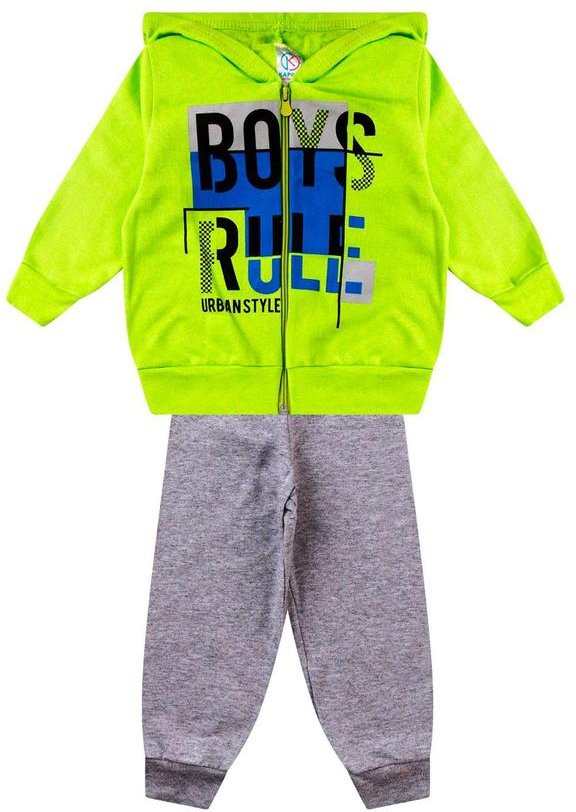 Imagem principal Conjunto de Moletom Infantil Menino Verde Rovitex Rovitex