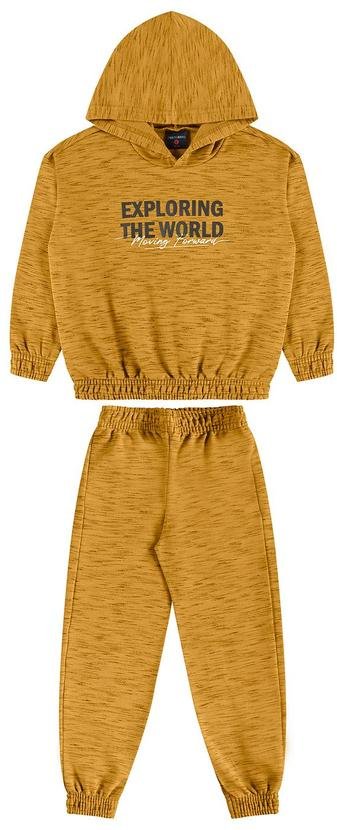 Imagem principal Conjunto em Moletom Infantil Marrom GULOSEIMA GULOSEIMA