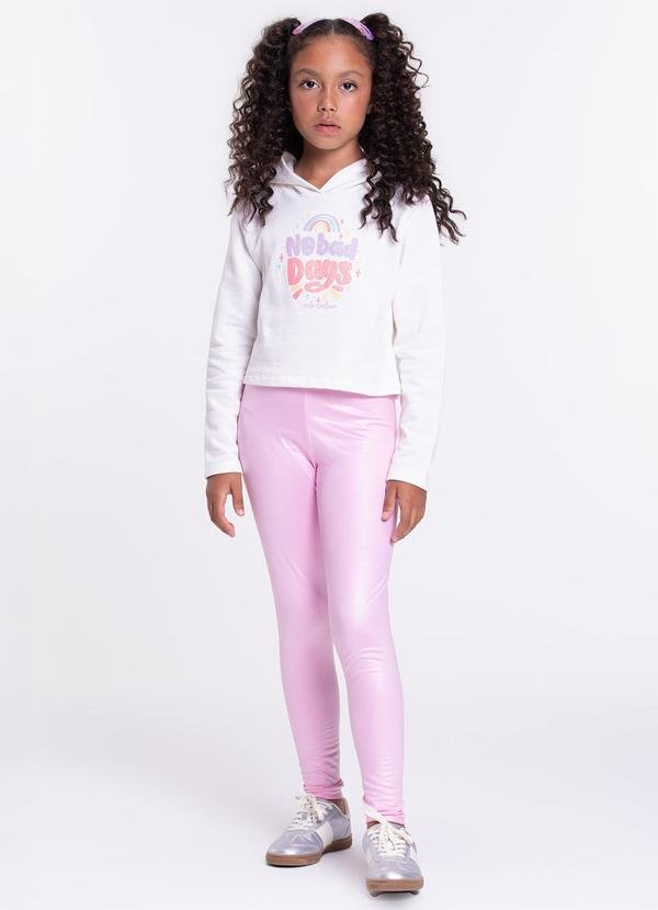 Imagem principal Conjunto Infantil Cropped no Bad Days Off-White VIDA COSTEIRA VIDA COSTEIRA