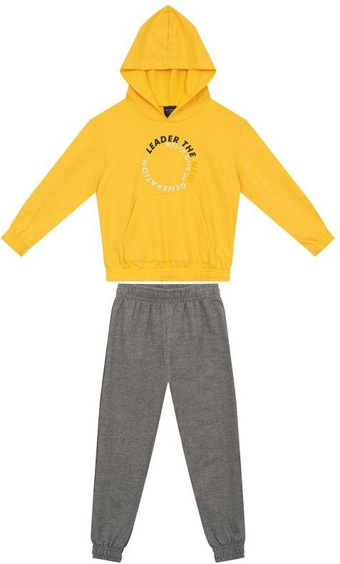 Imagem principal Conjunto Infantil em Moletom Amarelo GULOSEIMA GULOSEIMA