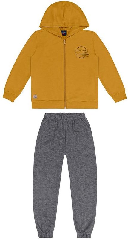 Imagem principal Conjunto Infantil Jaqueta e Calça Marrom GULOSEIMA GULOSEIMA