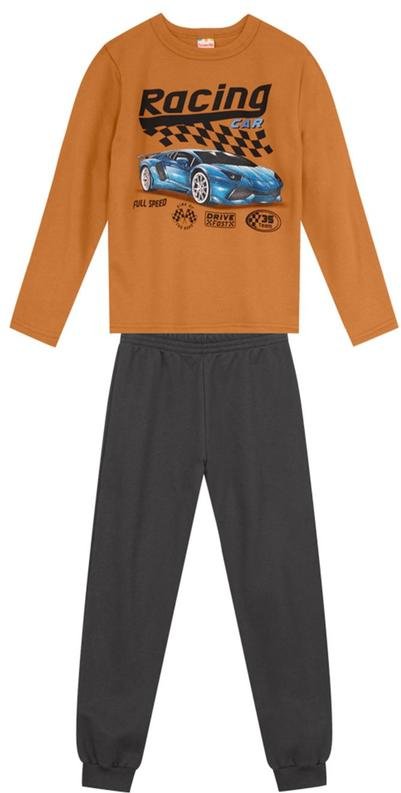 Imagem principal Conjunto Infantil Menino de Carro Marrom Brandili Brandili