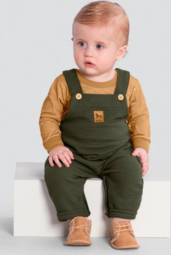 Imagem principal Conjunto Infantil Menino de Cavalinho Marrom Brandili Mundi Brandili Mundi