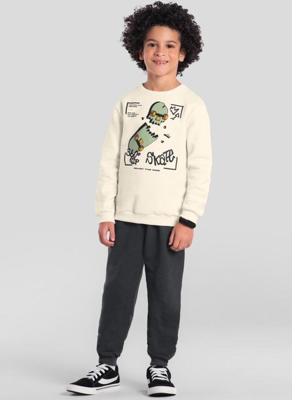 Conjunto Infantil Menino de Skate Natural