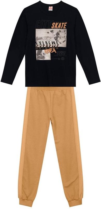Imagem principal Conjunto Infantil Menino de SkatePreto Brandili Brandili
