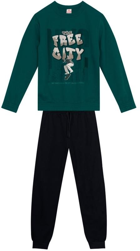 Imagem principal Conjunto Infantil Menino de SkateVerde Brandili Brandili