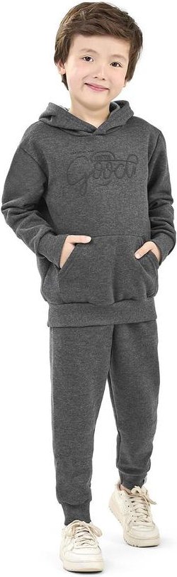 Imagem principal Conjunto Infantil Menino Moletom com Capuz Cinza Elian Elian