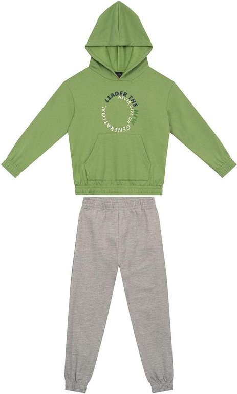 Imagem principal Conjunto Infantil Menino Moletom Verde Pulla Bulla Pulla Bulla
