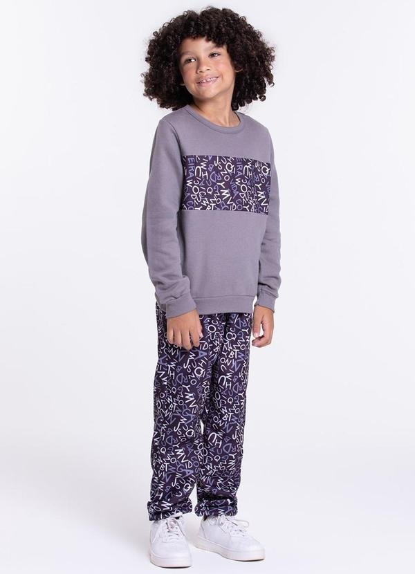 Conjunto Infantil Recorte Letrinhas Chumbo