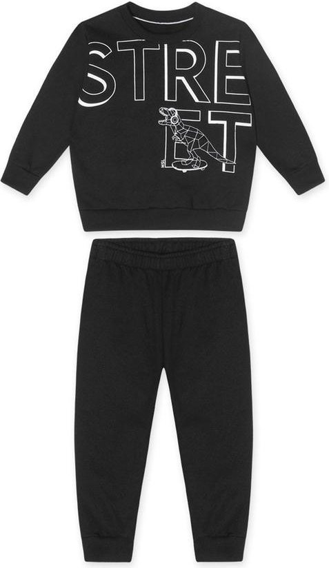 Imagem principal Conjunto Longo Moletom Infantil Masculino Preto Marisol Marisol