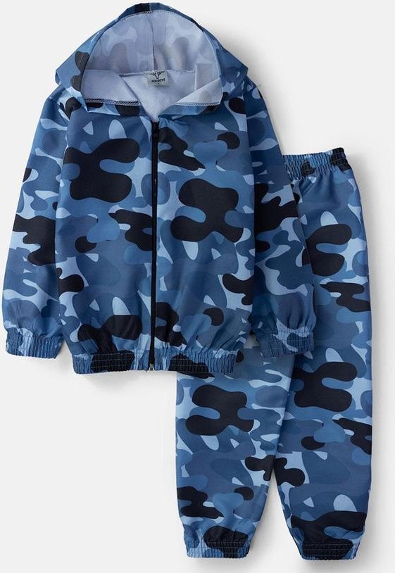 Imagem principal Conjunto Masculino Corta Vento Camuflado Azul Keki Boys Keki Boys