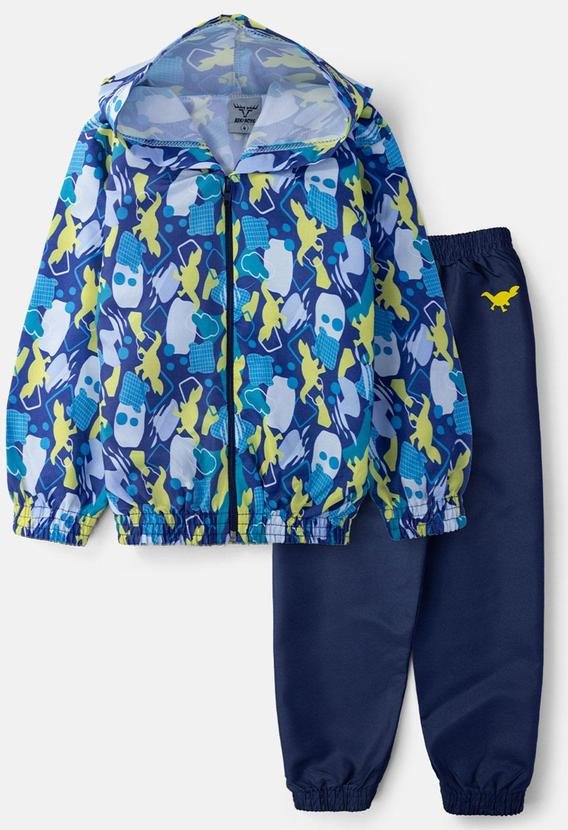 Imagem principal Conjunto Masculino Corta Vento Dinos Marinho Keki Boys Keki Boys