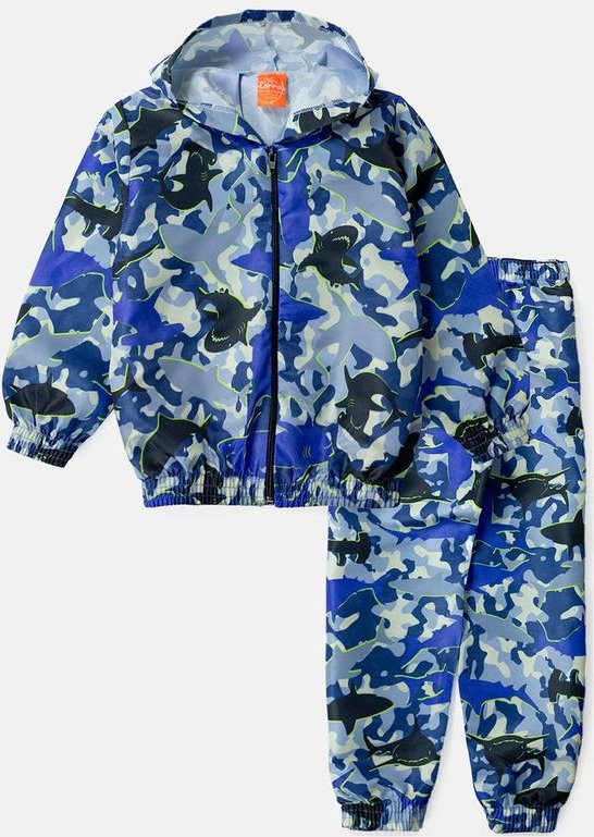 Imagem principal Conjunto Masculino Corta Vento Tubarões Azul Torrox Torrox