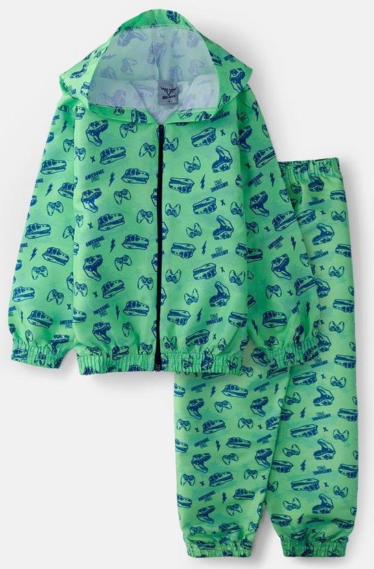 Imagem principal Conjunto Masculino Corta Vento Verde Keki Boys Keki Boys