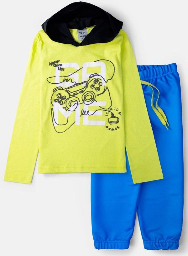 Imagem principal Conjunto Masculino Game Amarelo Lima Keki Boys Keki Boys