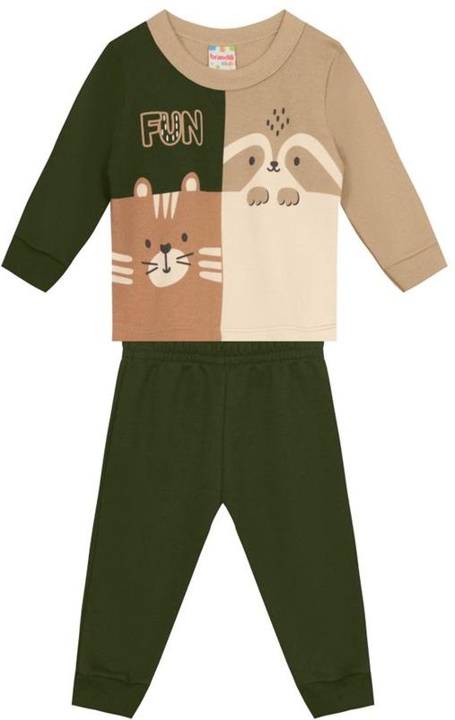 Imagem principal Conjunto Menino de Bichinhos Verde Brandili Brandili