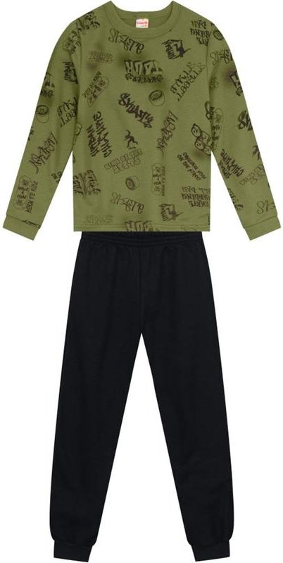 Imagem principal Conjunto Menino de Skate Verde Brandili Brandili