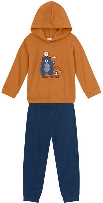 Imagem principal Conjunto Menino de Urso Marrom Brandili Brandili