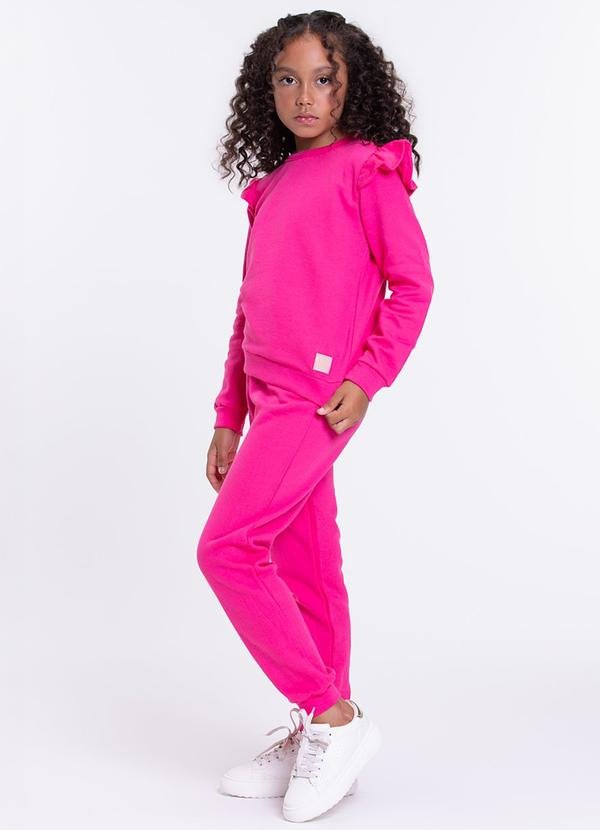 Imagem principal Conjunto Moletom Infantil Babadinho Rosa VIDA COSTEIRA VIDA COSTEIRA