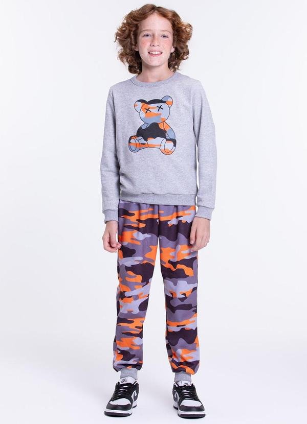 Imagem principal Conjunto Moletom Infantil Camuflado Urso Mescla VIDA COSTEIRA VIDA COSTEIRA