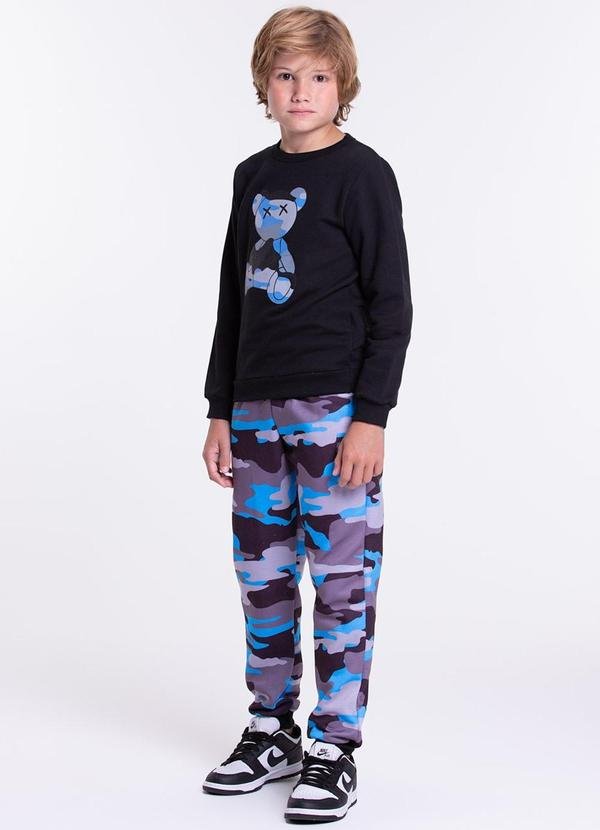 Imagem principal Conjunto Moletom Infantil Camuflado Urso Preto VIDA COSTEIRA VIDA COSTEIRA